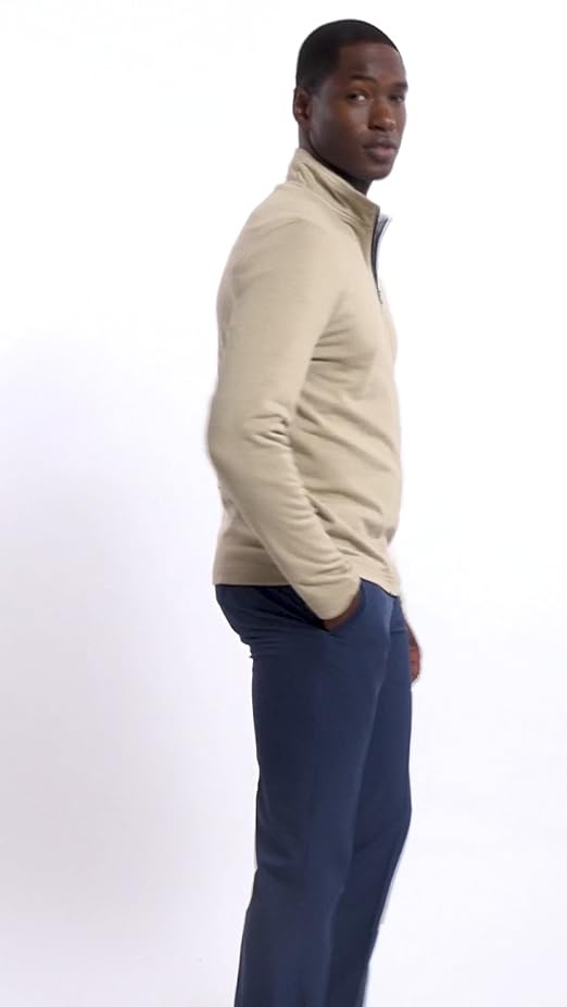 Amazon.com: Izod Men's Quarter Zip Microfleece Long Sleeve Shirt